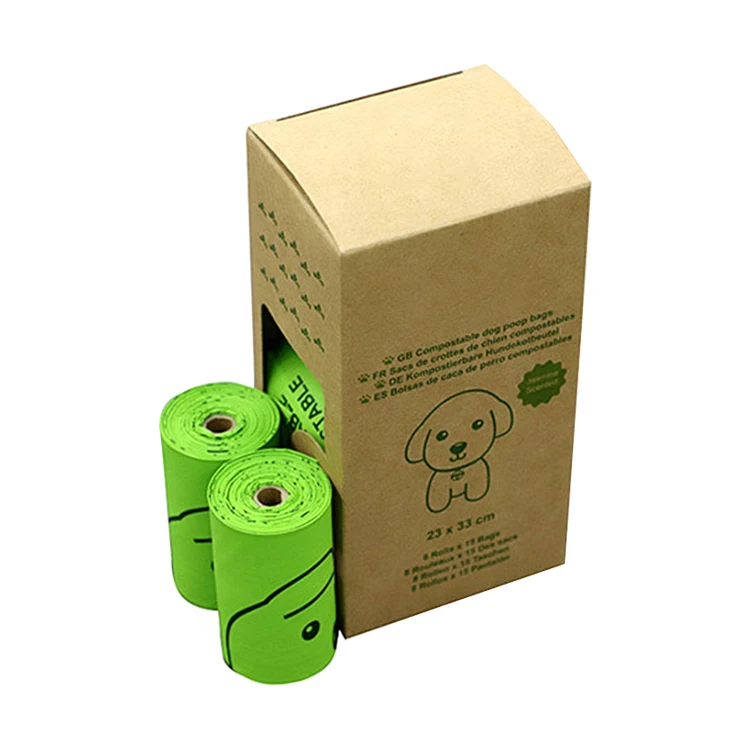 Китайский Биоразлагаемый Продукт от производителя BPI, кукурузный крахмал, мешок для собачьих отходов