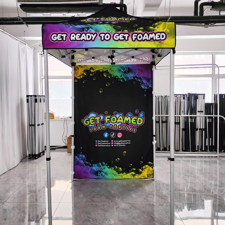 Sunshine Customized 5x5 Steel Canopy Tent Advertising small Pop Up Tents For Trade Show Display Events Outdoor