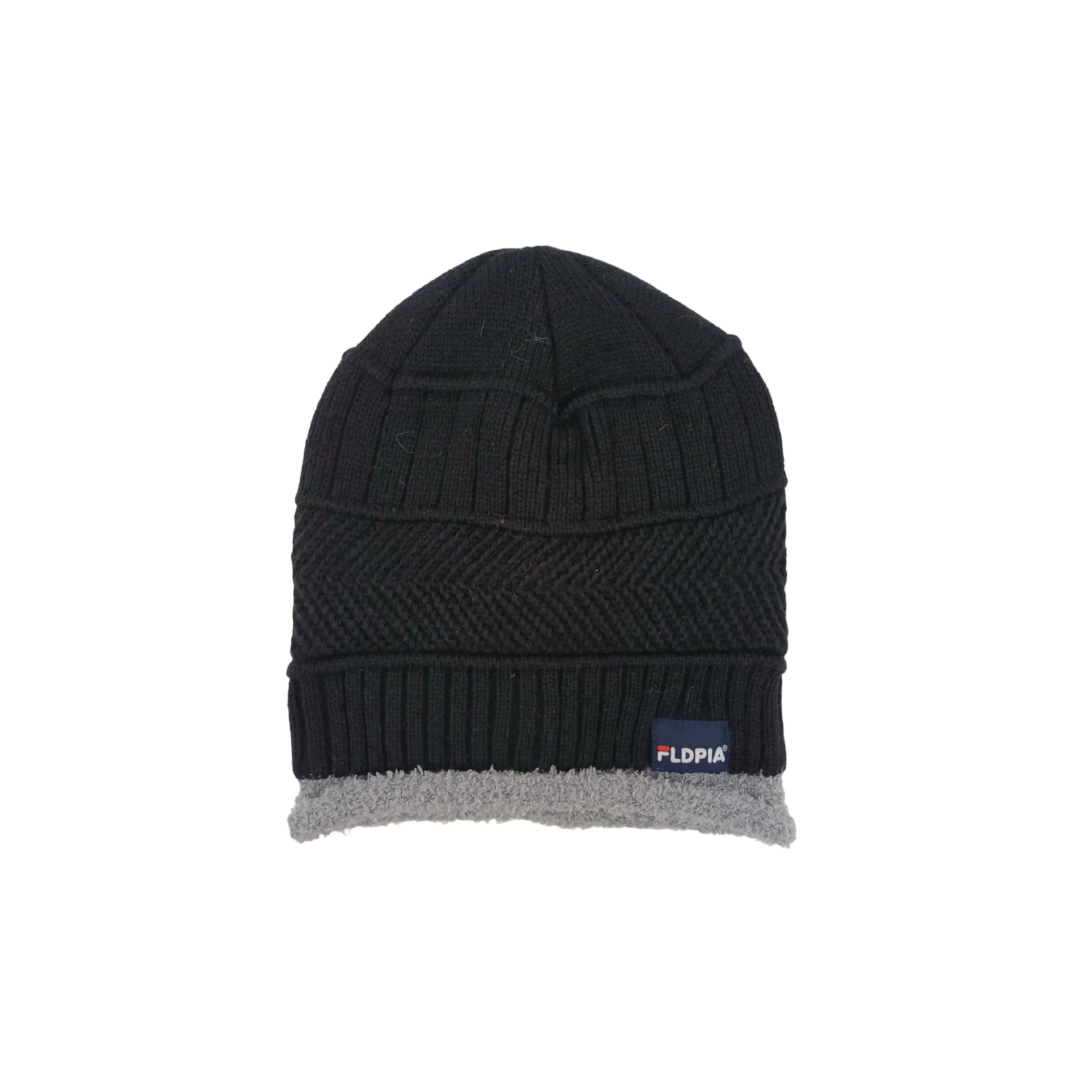 Hip Hop Style Winter Cold Hat Woven Thickened Acrylic Beanies Soft Knitted Warm Hats