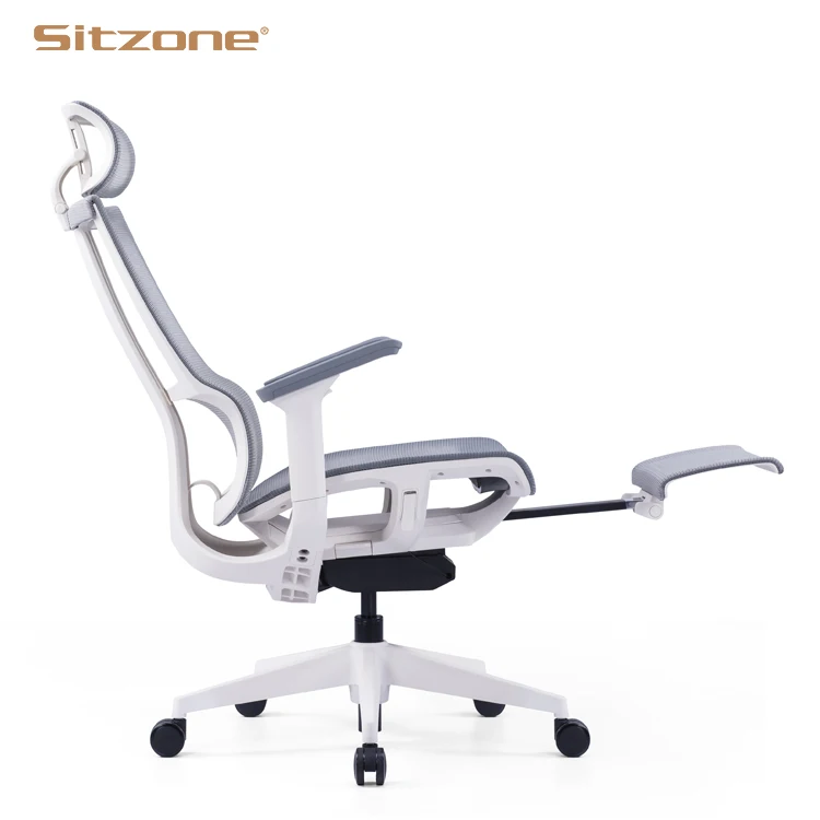 Foshan factory adjustable office mesh swivel high back office ergonomic chair swivel