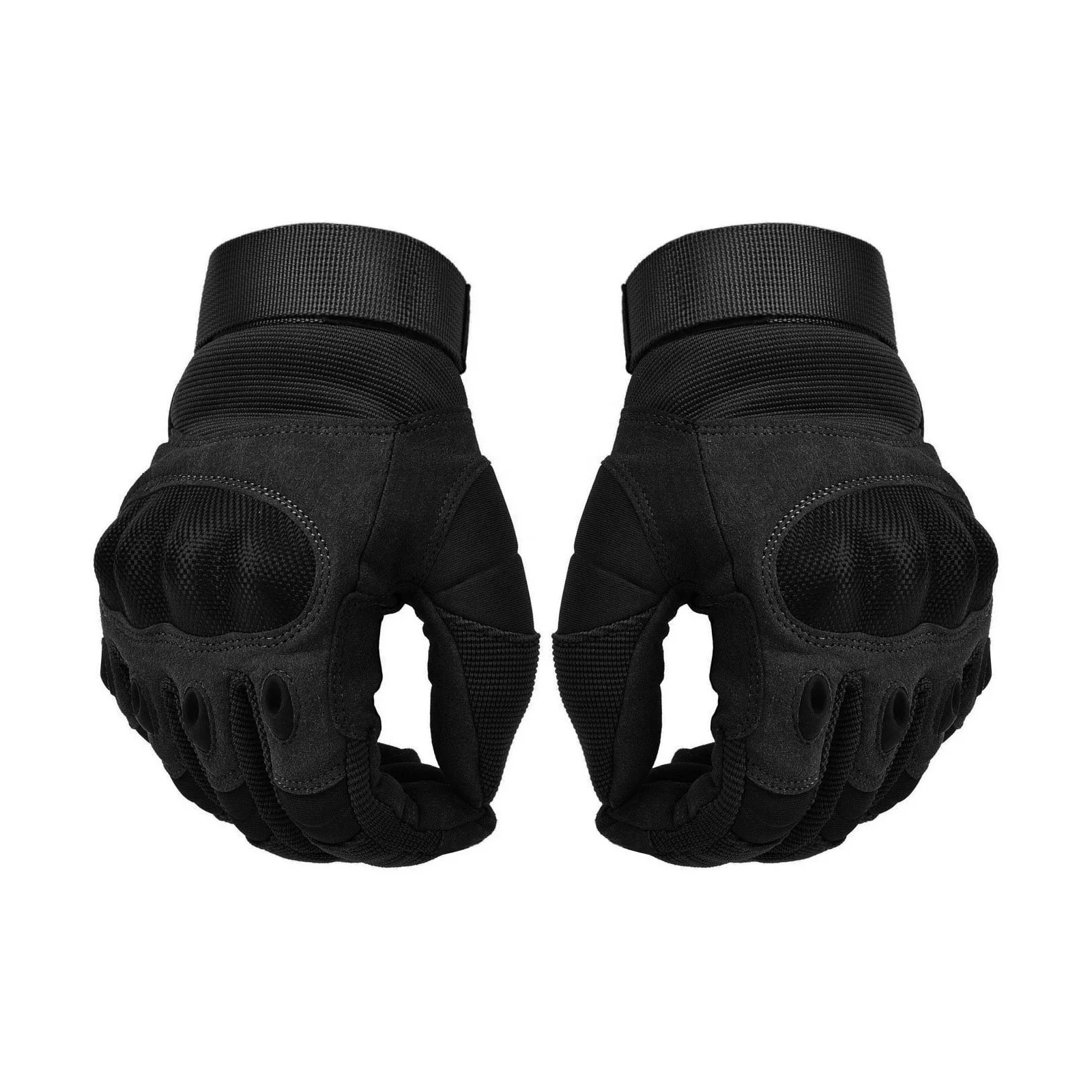 
Customized Motorbike Motorcycle Hiking Camping Rubber Hard Knuckle Outdoor Military Tactical Gloves Black 