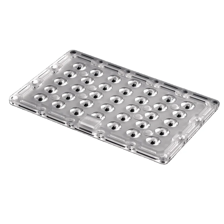 90  Degree Optical Plastic Led  Flood  Light /Street Light Module Lens for 3030