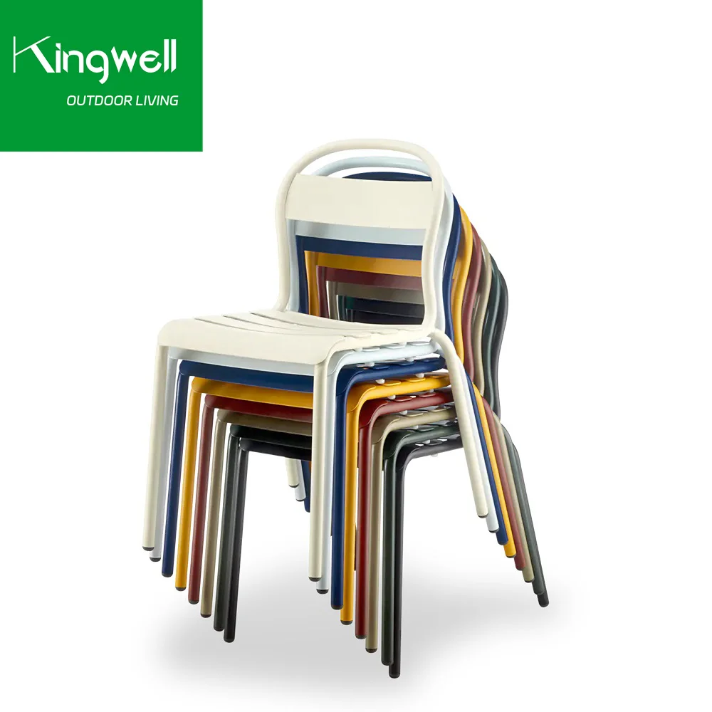 Оптовая цена, домашний барный стул, уличная мебель, садовый стул, стул, Алюминиевый барный стул, Штабелируемый стул для бистро