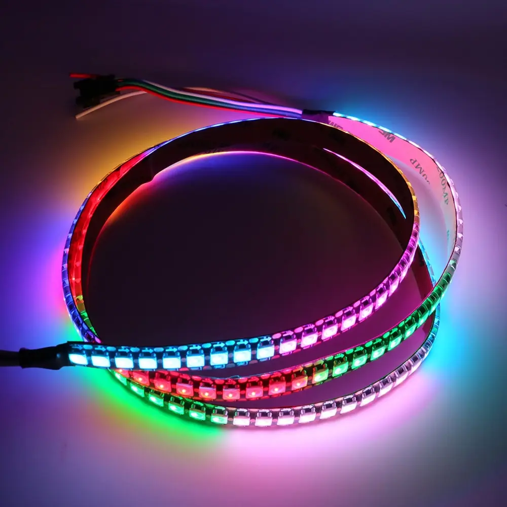 2812b Ws2812b Dream Color Pixel Led Strip Rgb 80 5V DC 12LM PER LED Neutral Packing Multi Color APP Control,remote Control 95