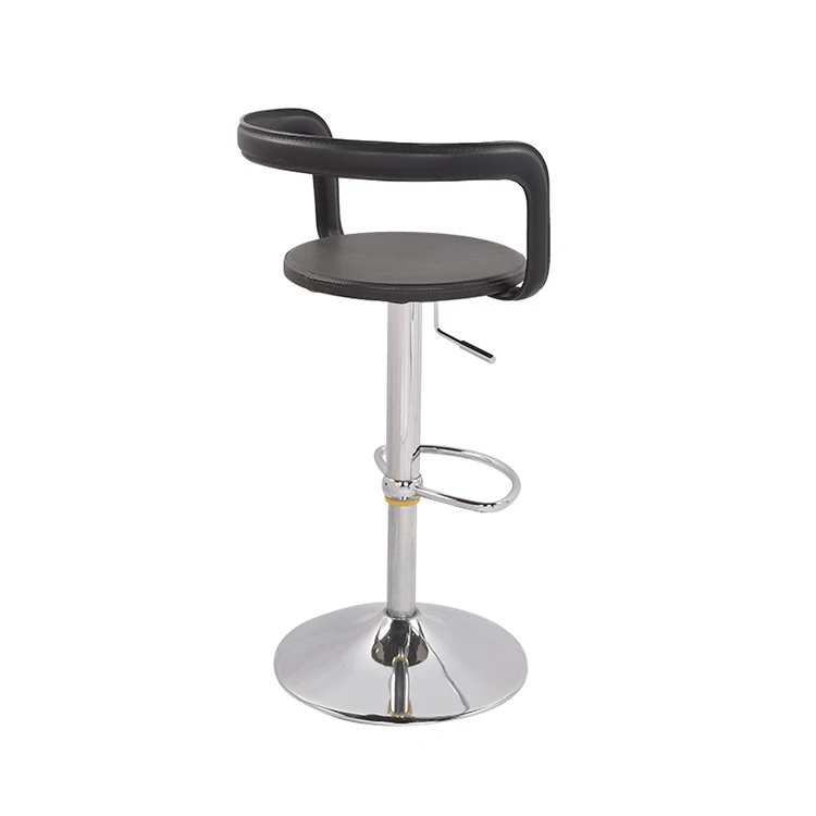 Adjustable Modern Counter Height Barstools Swivel European Bar Stools Dining Chair With Back