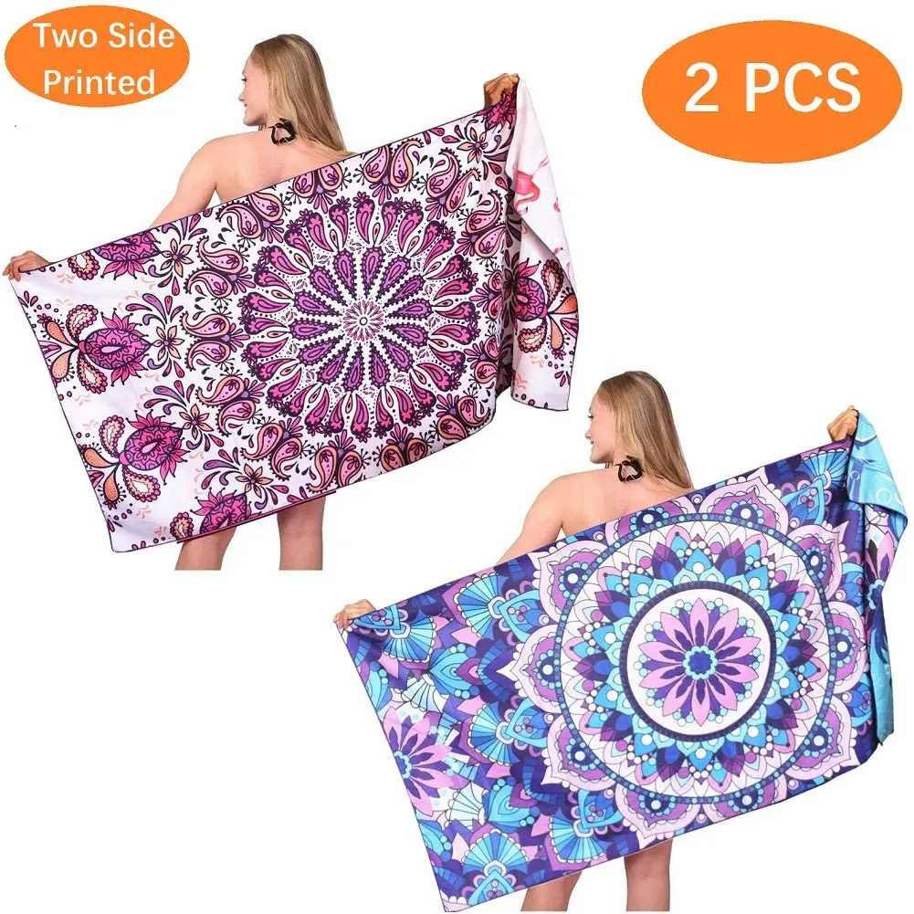 Geometric Pattern Adults Mandala Blanket Microfiber Rectangle Bohemian Tapestry Yoga Mat Beach Towel