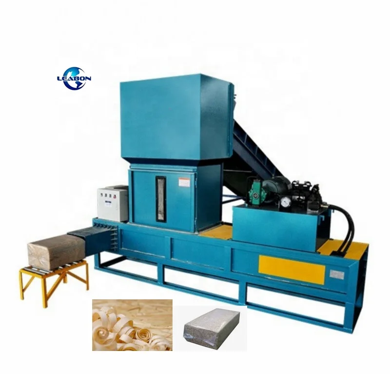 Sawdust Hydraulic Packing Machinery Automatic Bagging Baler Wood Shavings Hydraulic Compress Baler Machine