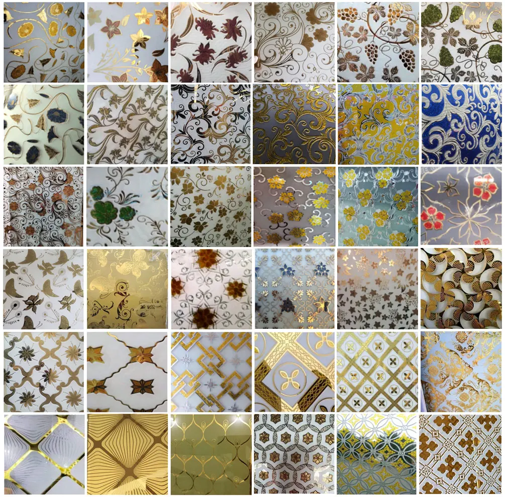 2mm 3mm 4mm 5mm 6mm 8mm 10mm 12mm  Acid Etched Patterned Glass For Bathroom Shower Door Panels Hotel Home  Decoration