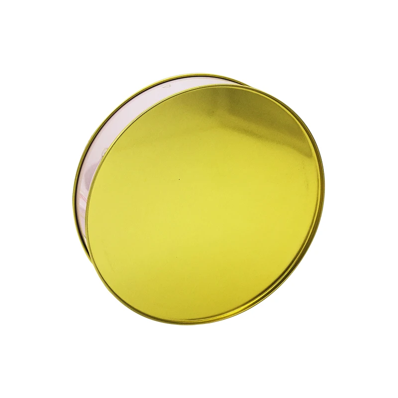 
Factory direct sales spot wholesale round iron box tinplate storage biscuit chocolate packaging iron box 