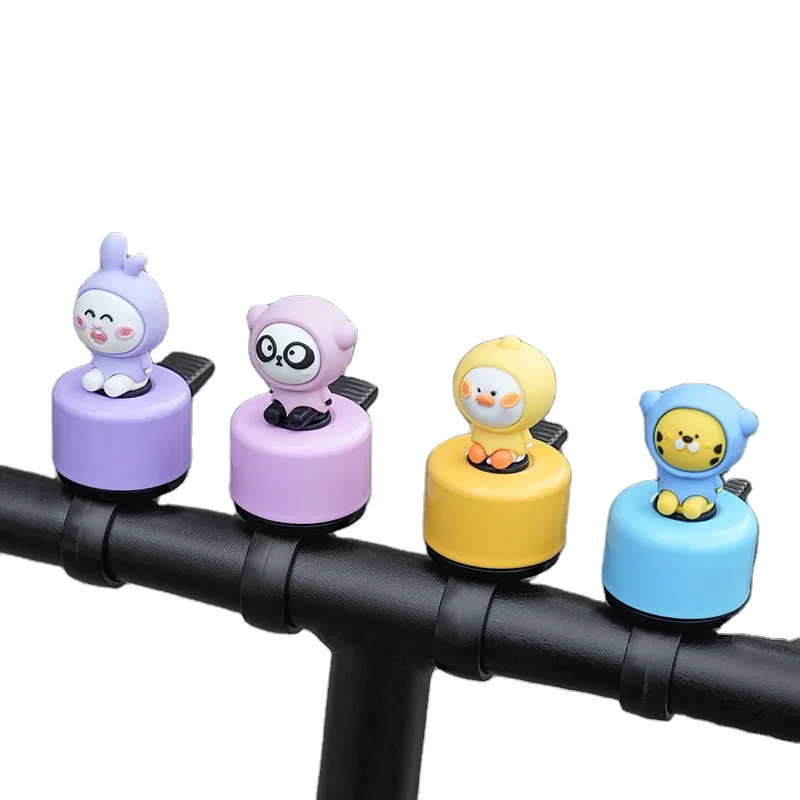Mini Cartoon Kids Bicycle Bell Alloy Multicolor Bike Creative Ring Bell