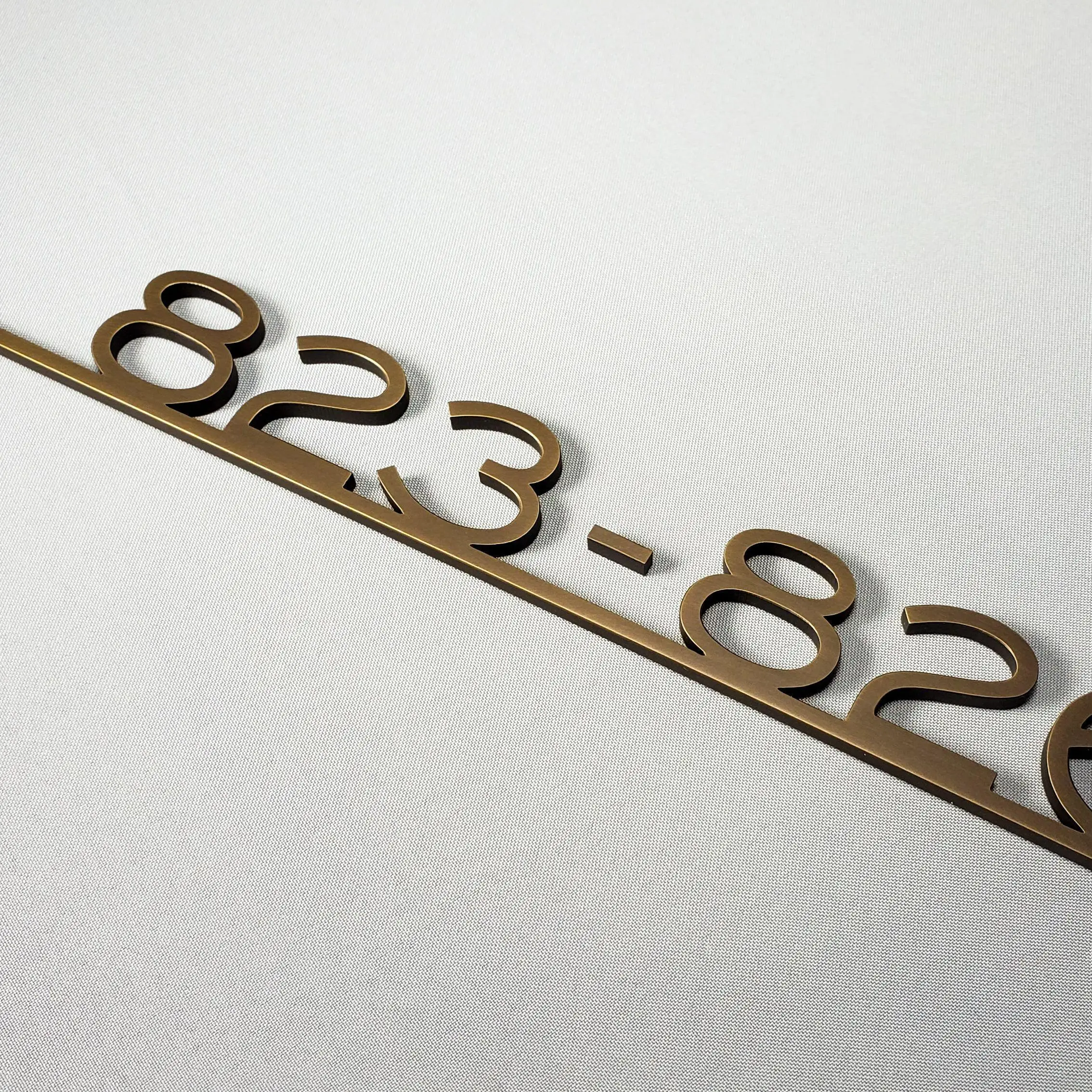 Custom 3D Metal Letters And Numbers Mirror Gold Stainless Steel Alphabet Sign Letter For Business