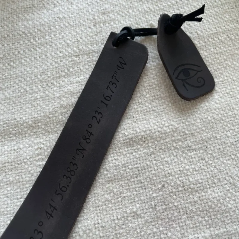 High Quality Leather Bookmark Engraved Custom Logo Book Mark Gifts for Kids and Adult