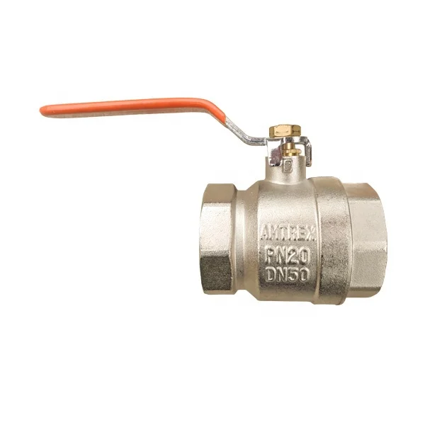 2PC Full Port Brass Ball Valve Screwed End gas ball valve 1/2in to 4inch