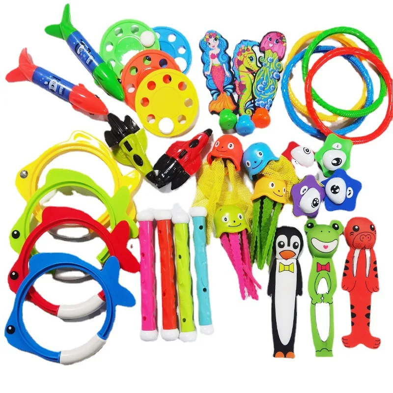 new items outdoor sport summer toys pool swimming Rings water toys rings children underwater Sports play kids diving toy