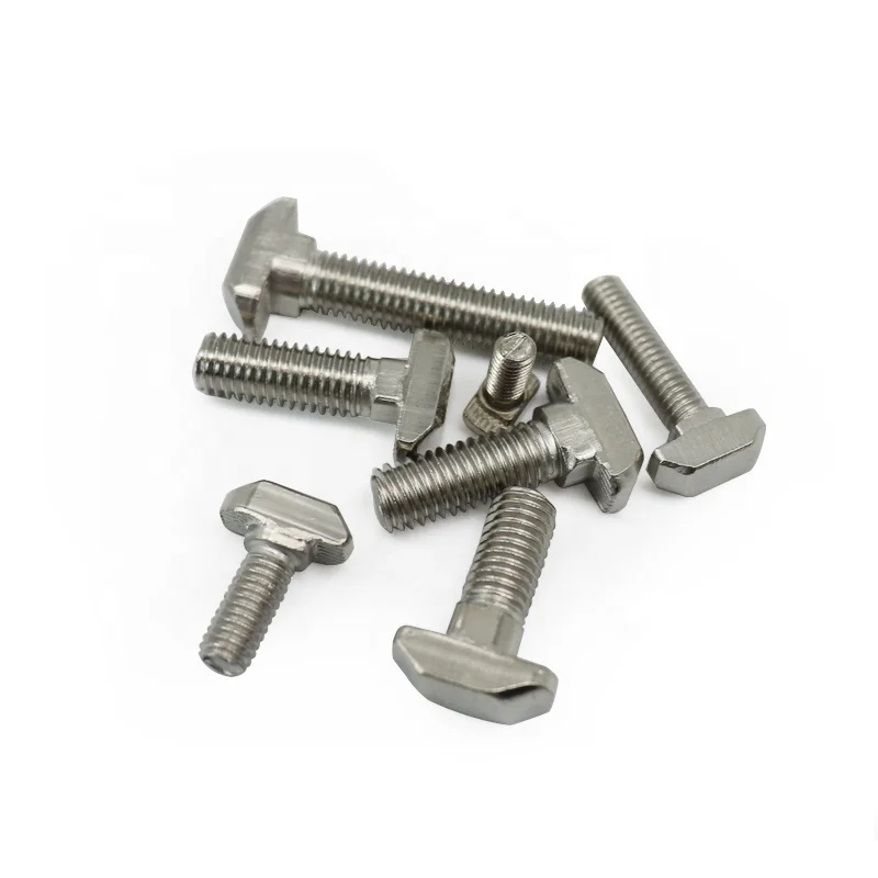 Zinc Plated Silver Inner Hex Cylinder Socket Cape Head Screw Bolts M4 M5 M6 M8 joint plate connector corner l bracket t nuts