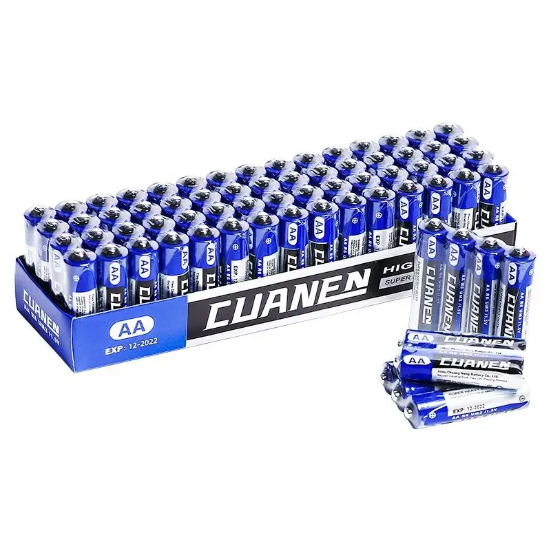 XYY High quality power cell piles 1.5v alkaline batteries Zinc manganese AA AAA size dry primary battery