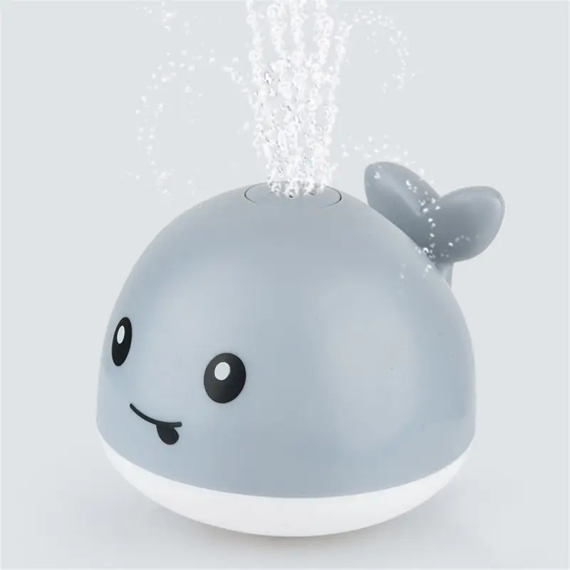 Light Up Bath Tub Toys Whale Water Sprinkler Pool Toys