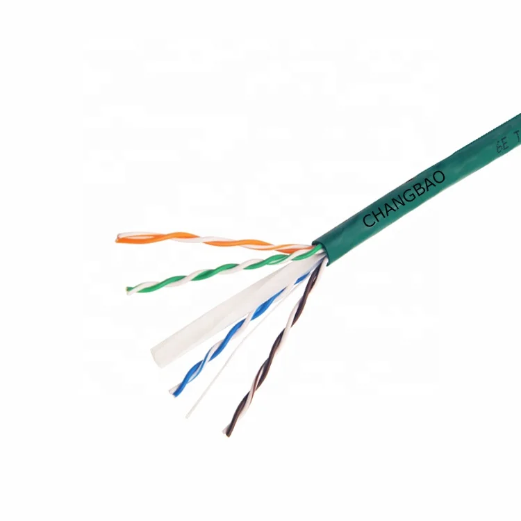 
Changbao Indoor 305m 4 pair 23AWG UTP FTP STP SFTP Cat6e Cat6 Cable Reel Lan Cat6 Cable 