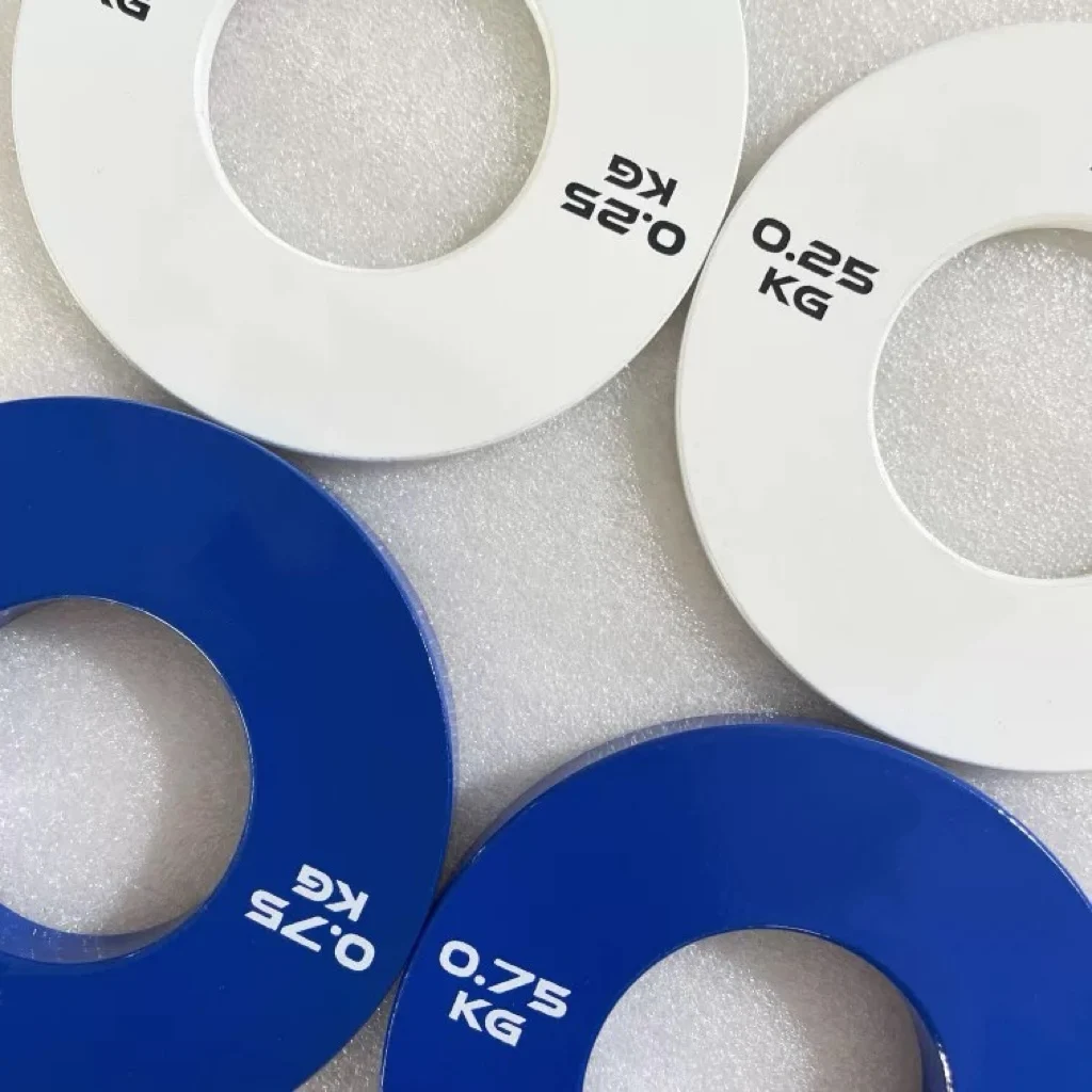 Wholesale for gym weight plates 1.5kg/2.5kg/5kg weight plates fractional weight plat