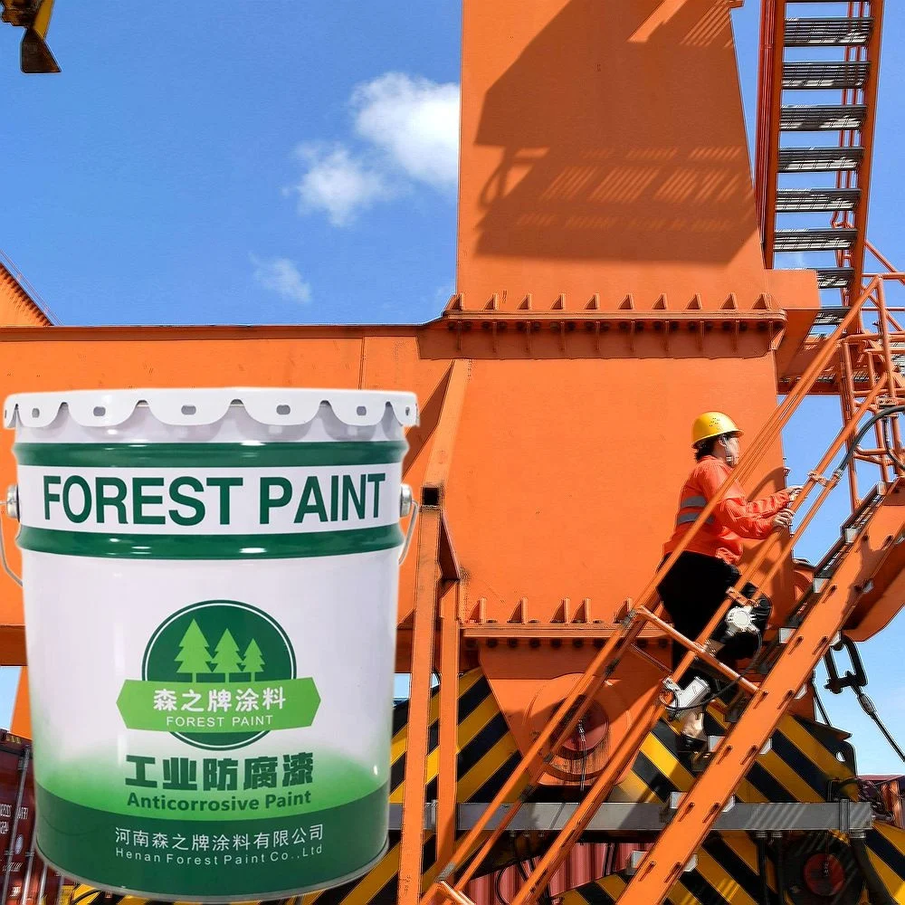 Trailer Coating Alkyd Enamel Paint Anti Rust Iron Red Oxide Primer Paint