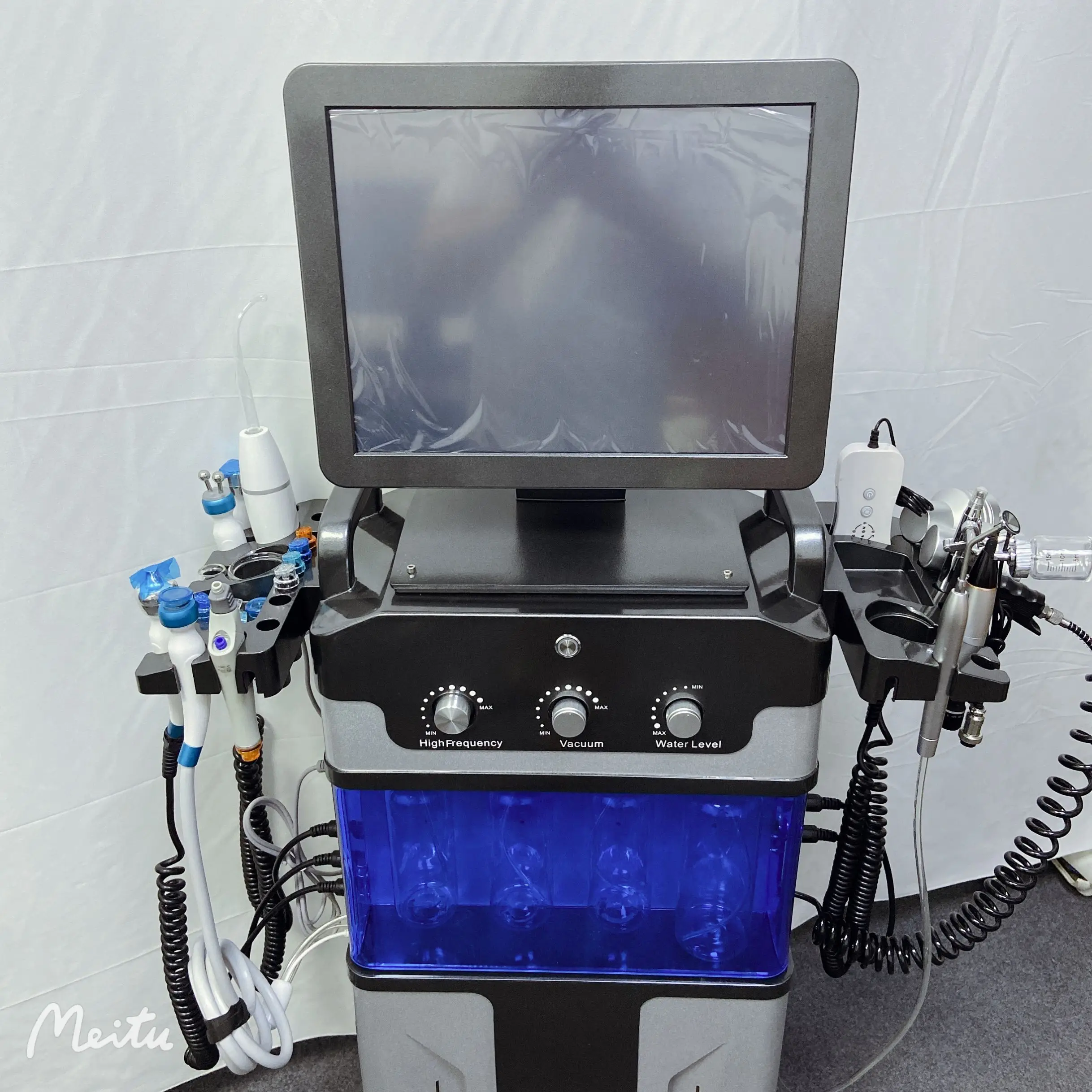 Эстетическая ультразвуковая pdt rf/гидро Алмазная дермабразия кислородная спа для лица/Hydra Aqua Очистка лица