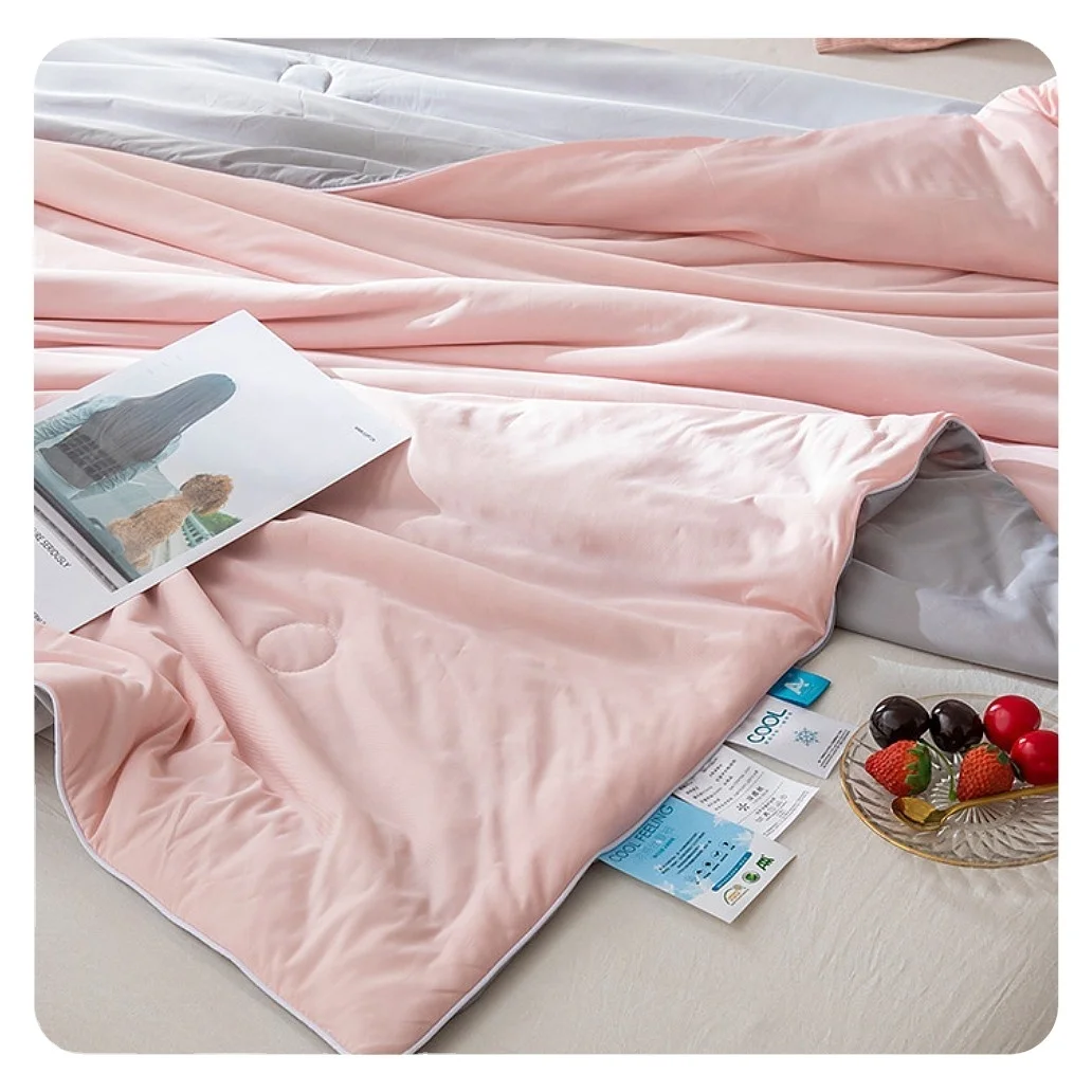 Летние охлаждающие одеяла для горячего сна одеяло мороженого легкое летнее с двухсторонним