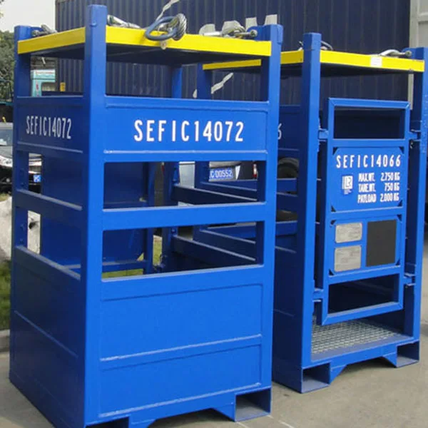 Customized Oxygen Argon Nitrogen CO2 Industry Gas Cylinder Rack/Bundle/Cluseter for 40L 50L Gas Cylinder