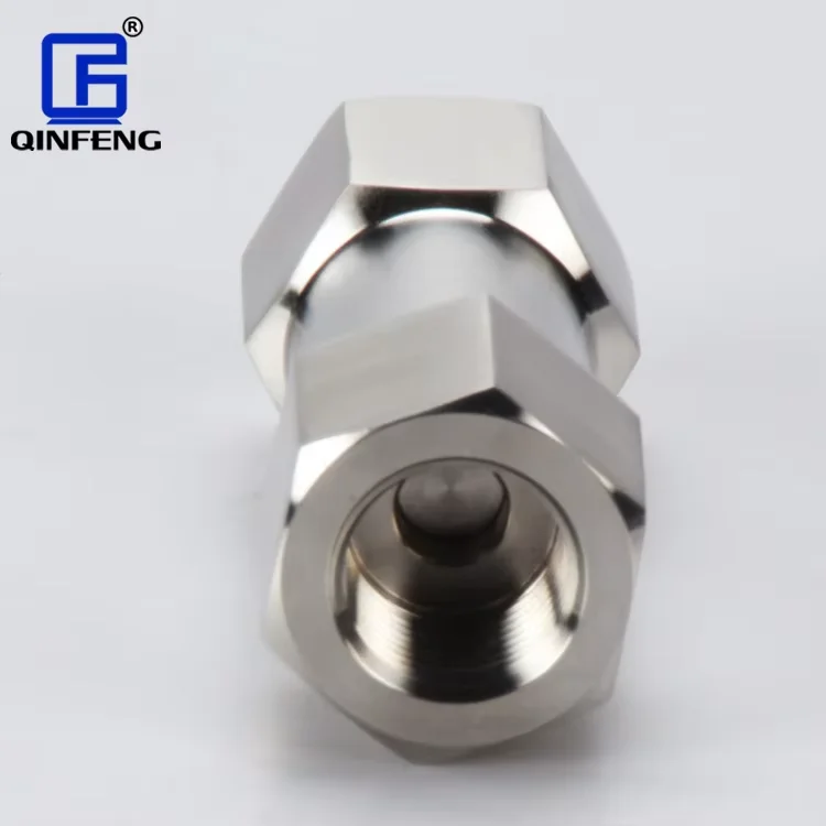 DN15 High Pressure Mini Noval Non-Return Stainless Steel 304 Check-Valve Non Return One Way Valve Hydraulic Check Valve