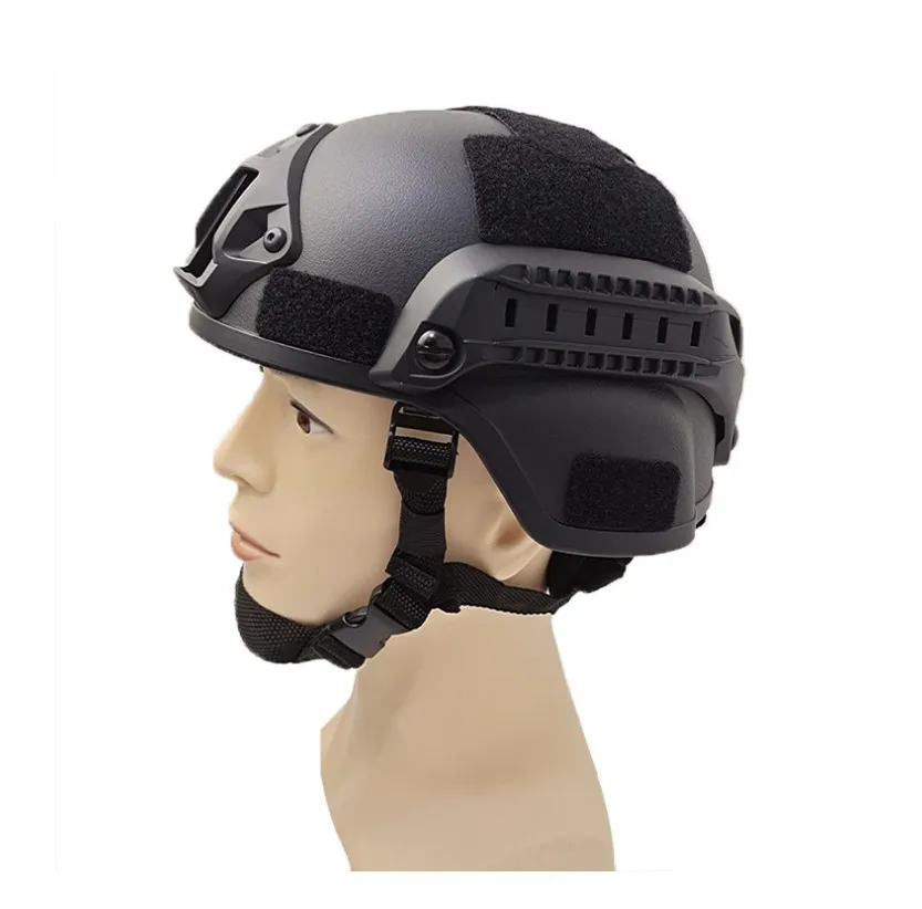 Bestselling Outdoor Sports Helmet MICH 2000 3mm ABS Plastic Adjustable ACH Tactical Helmet with Ear Protection Front NVG