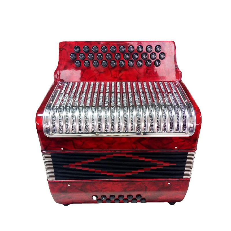 Wholesale Professional Keyboard Instrument 31 Keys 12 Basses Diatonic Bayan Button Accordion For Sale