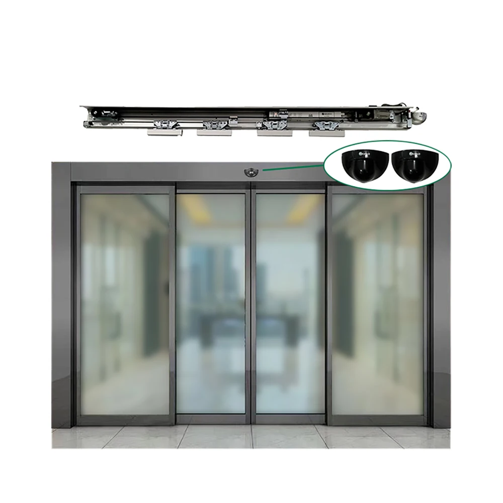 Hot Sale Gate Sliding Door Kit Operator Accessories Remote Control Glass Door Automatic Door System