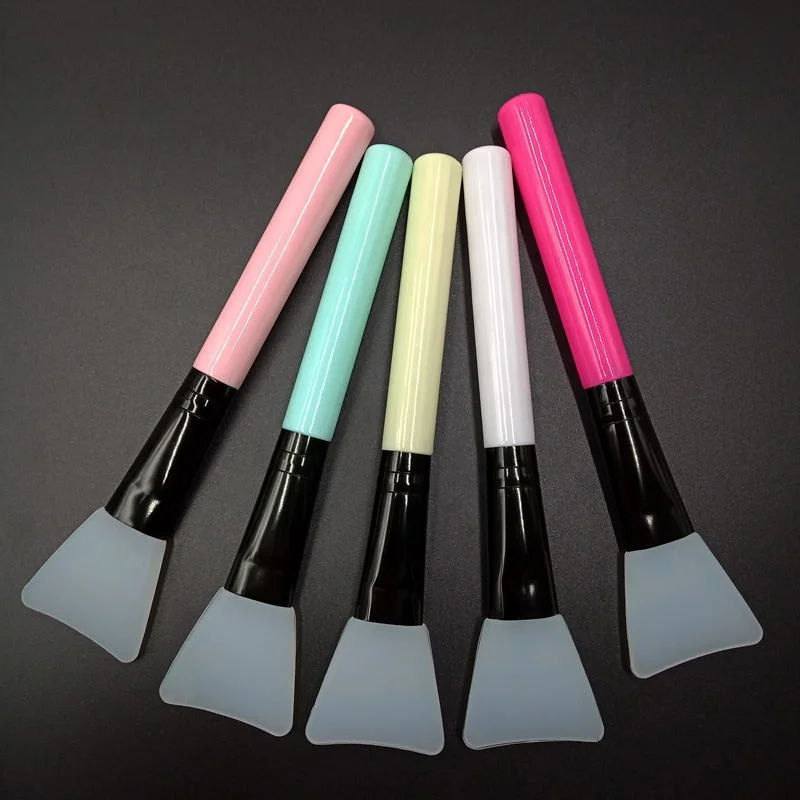 Beauty Tools Makeup Brush Applicator Factory Cheap Soft Silicon Face Mask Applicator Brush for Mud Clay Charcoal Mixed Mask