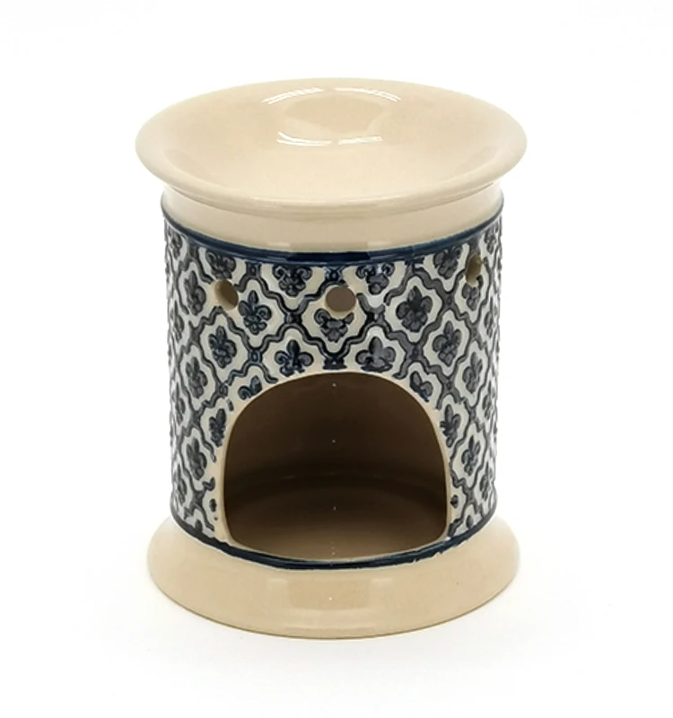 Wholesale ceramic burner aroma essential crystal incense burne weight loss capsules porcelain tealight candle diffuser