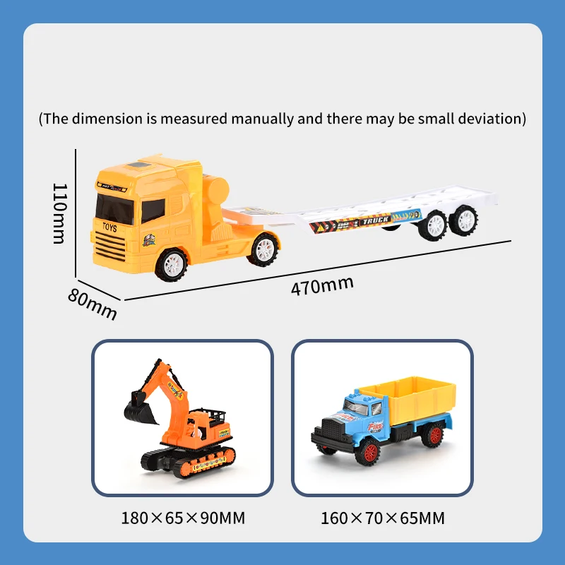 New Cheap Oyuncak Arabalar Inertia Tractor Toys Car Set Friction Toy Vehicle