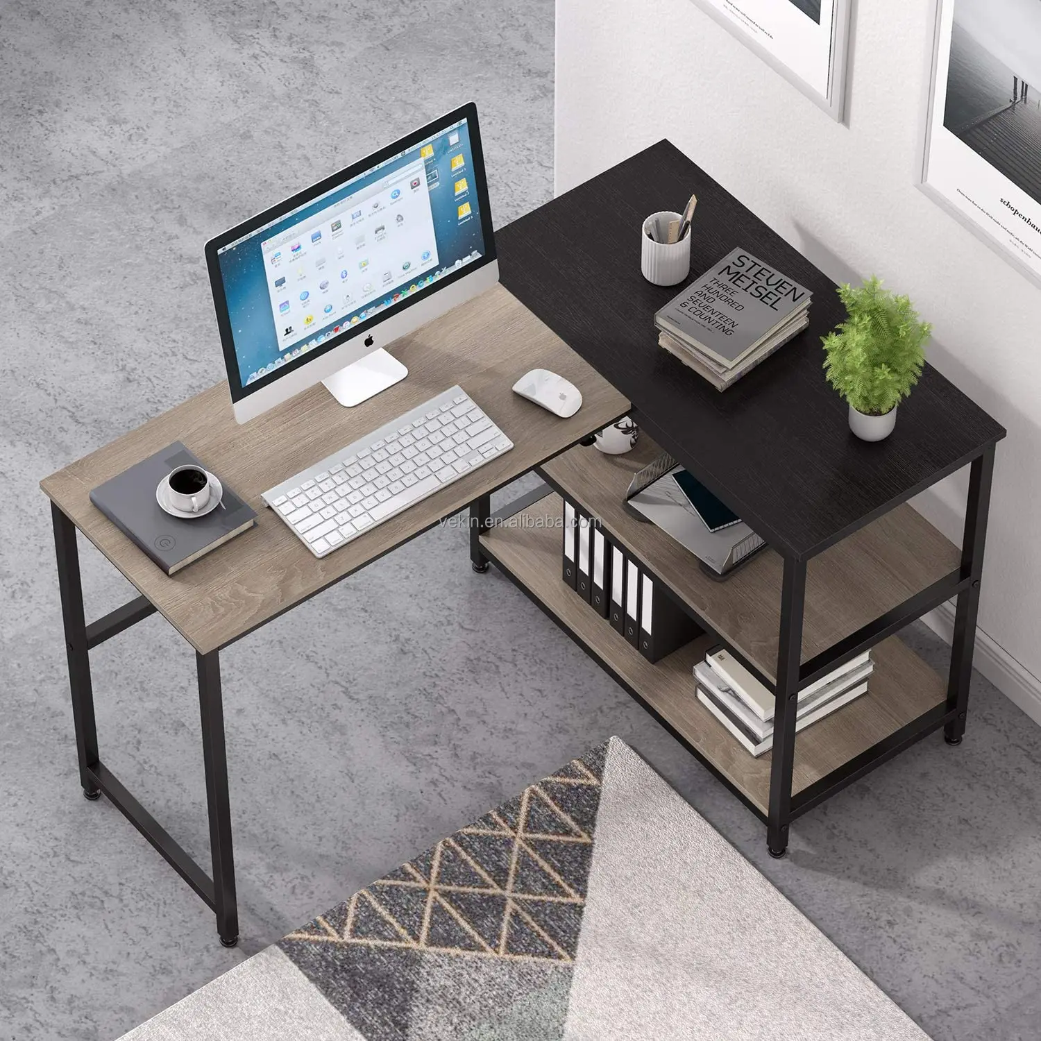 2 computer desk with