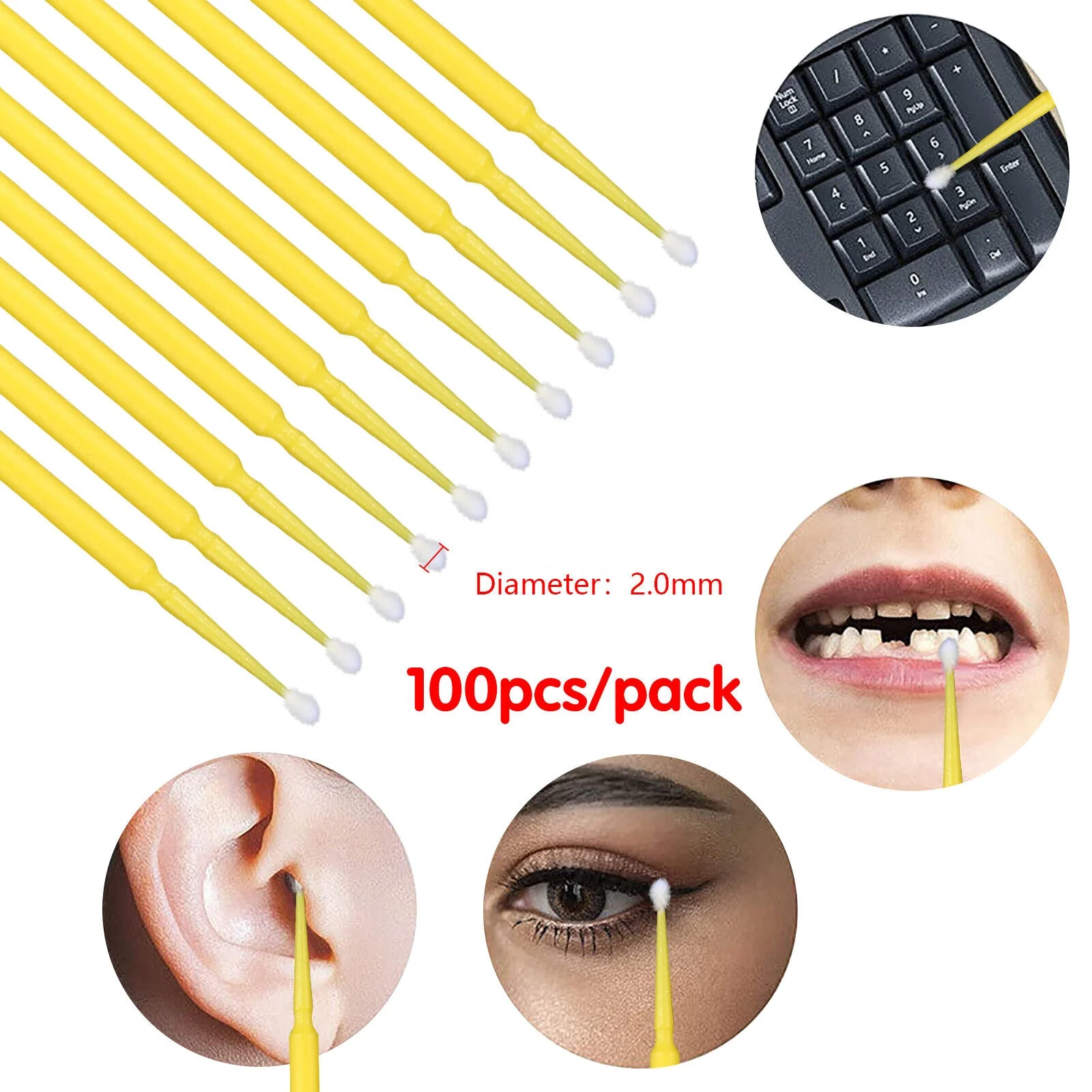 dental disposable micro brush applicator for dentists
