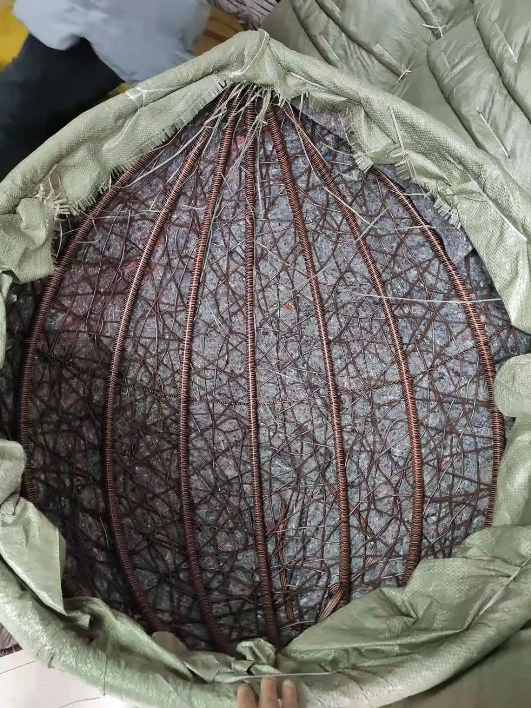 comfortable outdoor hotel furniture movable rattan sofa double seat swinging garden patio wicker swing chair