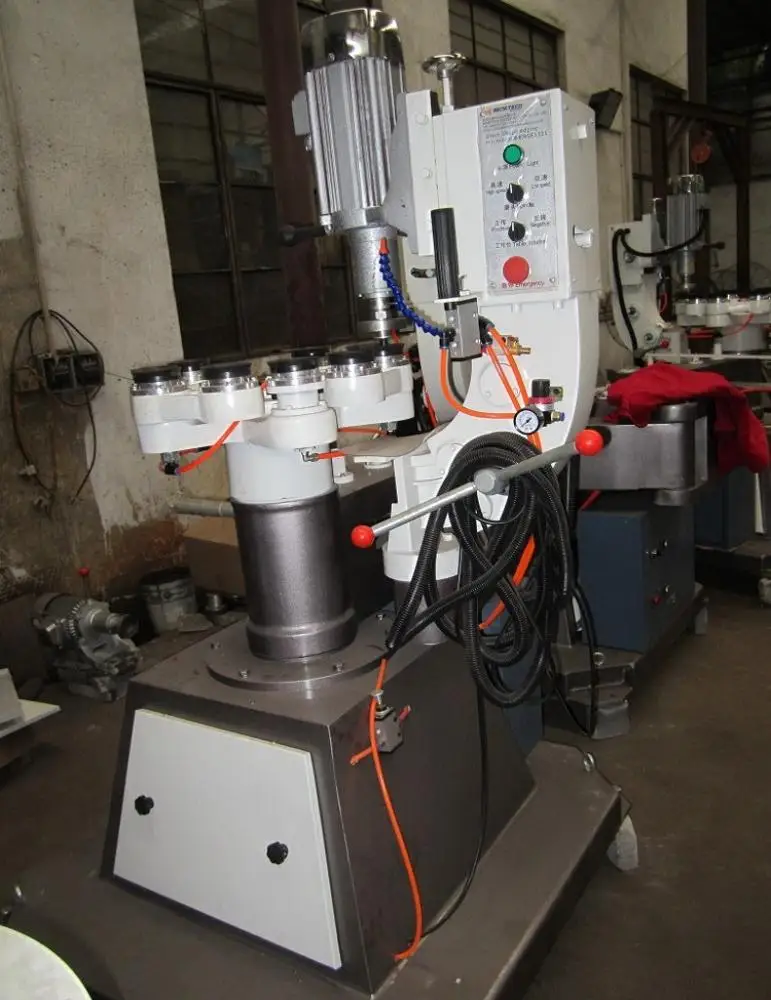 New Round glass shape grinding machine and glass shape beveling machine