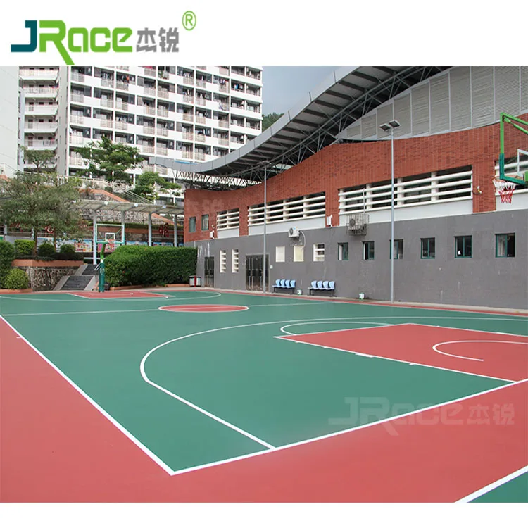 Anti-slip Floor Paint Basketball Court Rubber Flooring For School Sports Hall Floor