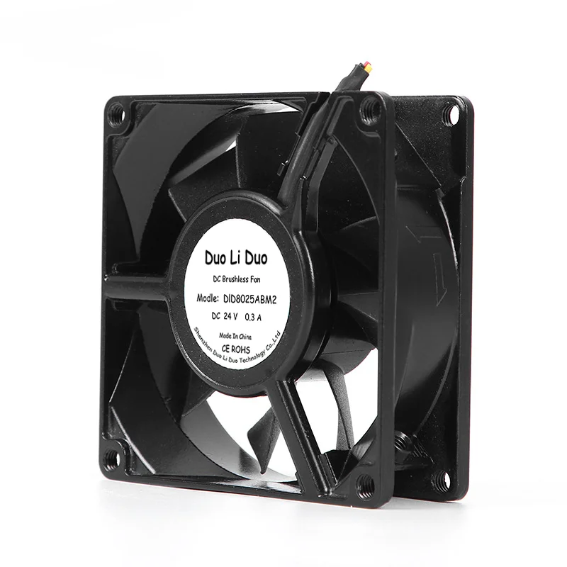 8025 axial flow fan 80mm 12v axial fan parts aluminium alloy exhaust pakistan axial fan with speed control