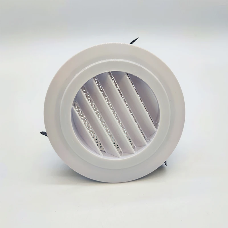 ABS or PP Plastic Ceilling Air Outlet air Disc Valve air Duct Round Disk Vent for DUCT Ventilation FAN OUTLET COVER