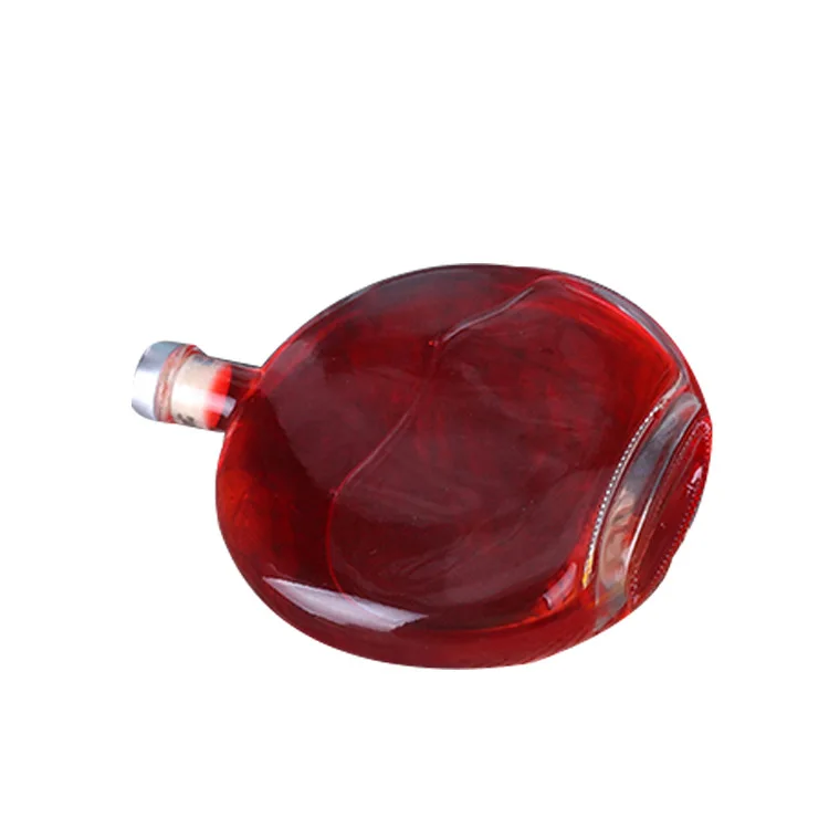 
High quality 250ml 500ml popular antique clear empty wine glass beverage juice bottle with cork 