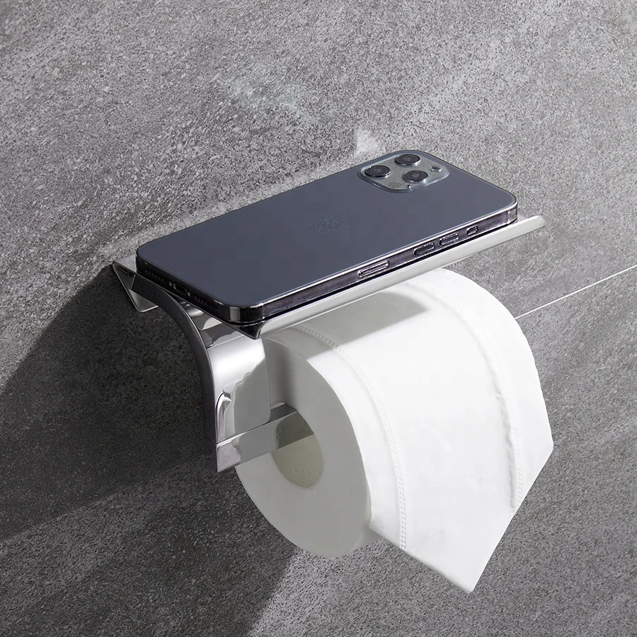 Полка для туалетной бумаги из нержавеющей стали с зеркалом SUS 304