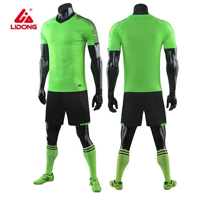 
Dry Fit Blank Soccer Jersey Team Set Soccer Custom Logo Football Jersey Set Soccer For Men 