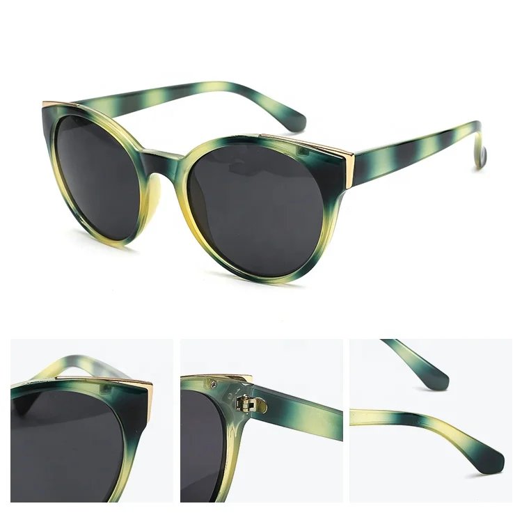 trendy multi-colours New mercury y2k sunglasses women female frame sunglasses retro classic gold accessory round sunglasses