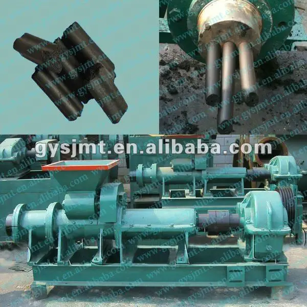 Factory sale 2 ton per hour screw biomass wood briquette extruder machine complete charcoal briquette production line