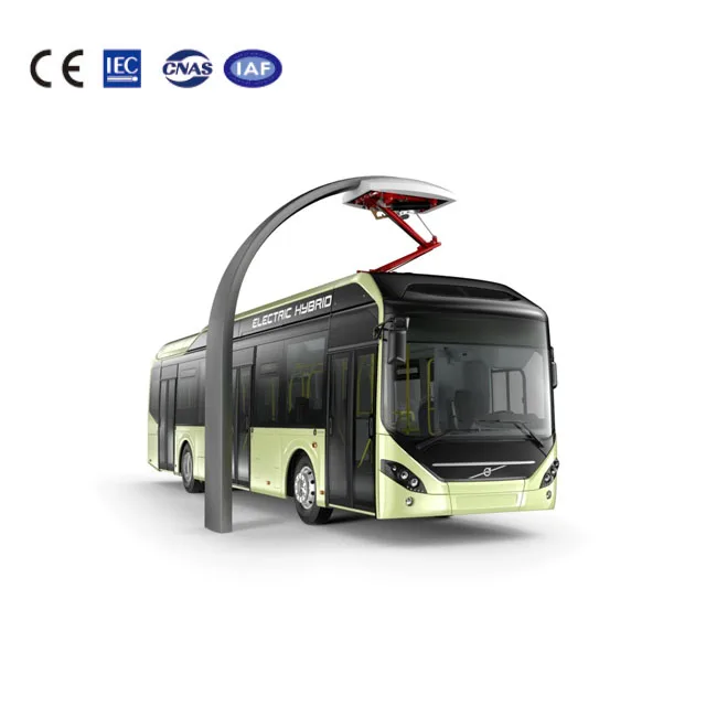
Pantograph collector type electric bus fast charger for 500kW power 
