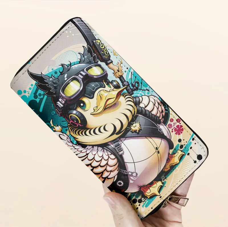 Custom Design Durable Ladies Card Holder Wallets New Luxury Fashion Pu Leather Purse High Quality Zipper Wallet Women