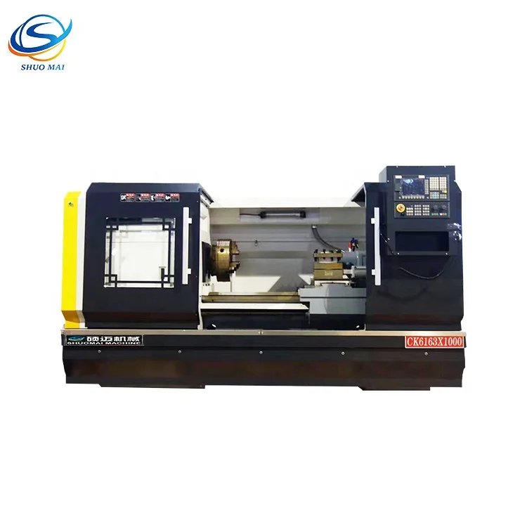 CK6163x1000 1500 2000 3000mm CNC lathe turning machine GSK Seimens Fanuc System