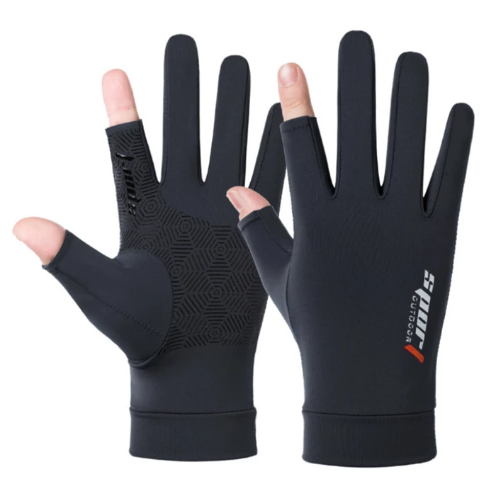 Anti-slip Outdoor Sport Activities Comfortable Sun Protection Fishing Gloves Waterproof